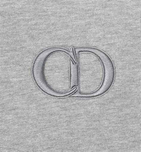 dior grey hooded sweatshirts